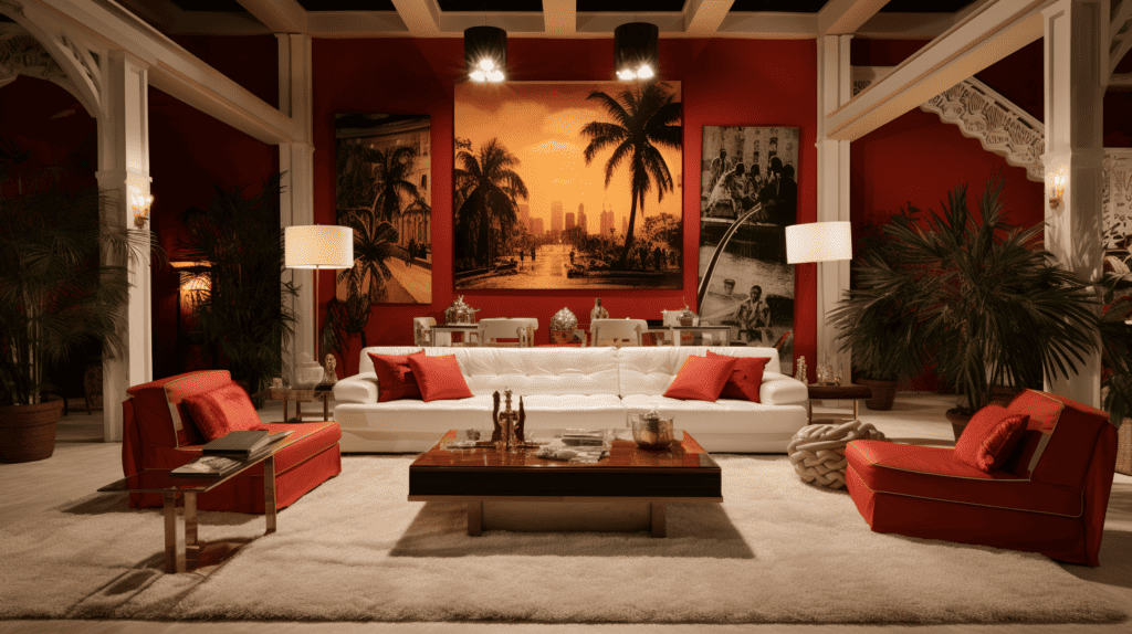 Scarface inspired living room set