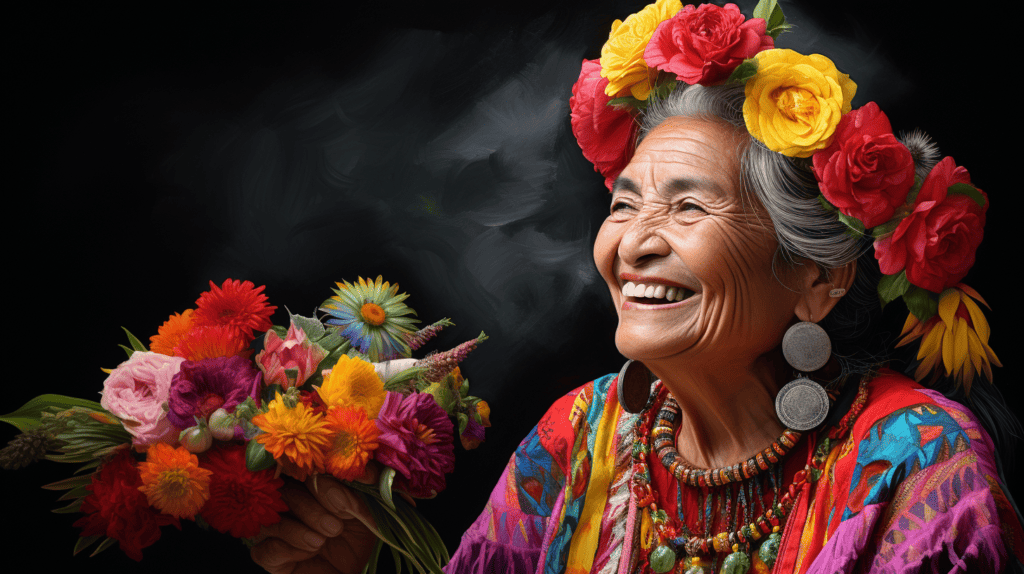 A captivating Colombian Women Painting showcasing the vibrant culture and beauty of Colombian women