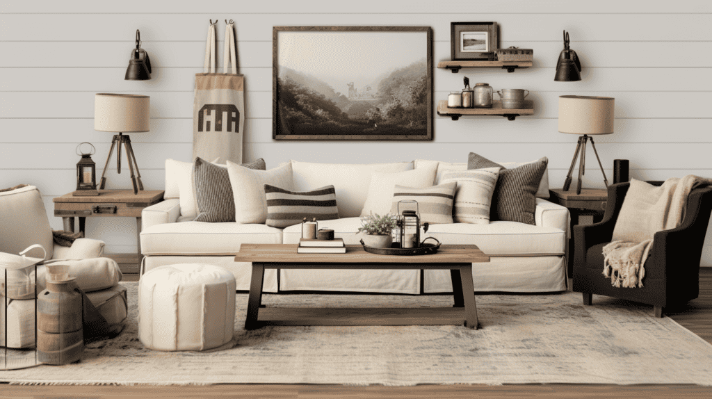 Farmhouse style accents related to 2. Rustic Modern Home Decor Ideas associated to Topic