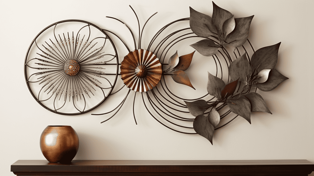 Metal Art inspired by Fingerhut Home Decor showcasing two categories Rustic Charm and Modern Elegance